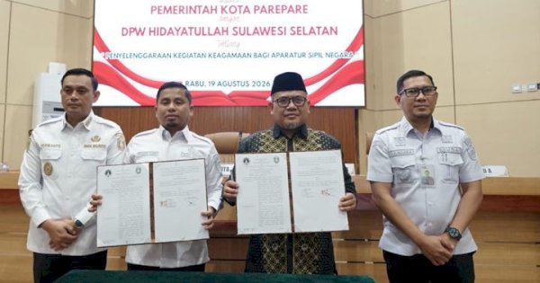 Wali Kota Tasming Hamid Teken Kerja Sama dengan Hidayatullah Parepare, Tingkatkan Nilai Keagamaan ASN