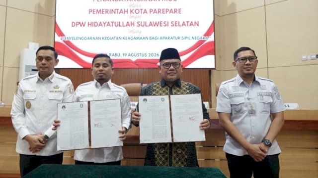 Wali Kota Tasming Hamid Teken Kerja Sama dengan Hidayatullah Parepare, Tingkatkan Nilai Keagamaan ASN