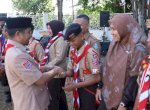 Wali Kota Tasming Resmi Lepas Kontingen Pramuka Parepare ke Jambore Nasional, Ini Pesan Khususnya