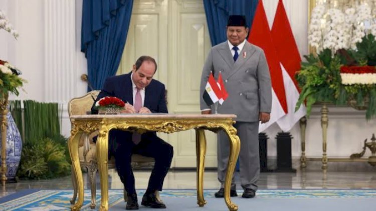 Presiden Mesir El-Sisi Kunjungi Indonesia, Prabowo Perkuat Kemitraan Strategis Kedua Negara